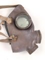 Italien 2. Weltkrieg, Gasmaske Modell T.35R. Gummi weich
