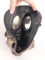 Italien 2. Weltkrieg, Gasmaske Modell T.35R. Gummi weich