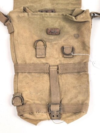 Belgien, Tragetasche für Armeegasmaske " SACIC" 1936. Guter Zustand