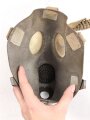 Frankreich 2. Weltkrieg, Zivilschutzmaske AJAX-F2. Gummi weich , datiert 1939