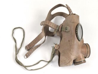 Frankreich Gasmaske Model ANP Modell 1951. Gummi weich