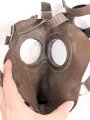 Belgien 2.Weltkrieg, Gasmaske S.B.A. L.702. Gummi weich