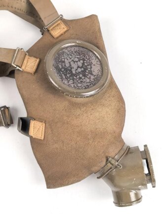 Belgien , Gasmaske A.G.15 für den zivilen Luftschutz, Gummi weich