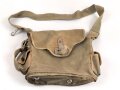 Frankreich 2. Weltkrieg, Gasmaskentasche/Musette für ANP31 , datiert 1940, gebraucht