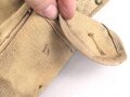 Frankreich 2. Weltkrieg, Gasmaskentasche/Musette für ANP31 , datiert 1940, gebraucht