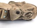 Frankreich 2. Weltkrieg, Gasmaskentasche/Musette für ANP31 , datiert 1939, gebraucht