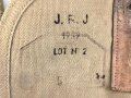 Frankreich 2. Weltkrieg, Gasmaskentasche/Musette für ANP31 , datiert 1939, gebraucht