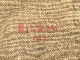 Frankreich 2. Weltkrieg, Gasmaskentasche/Musette für ANP31 , datiert 1938?, gebraucht