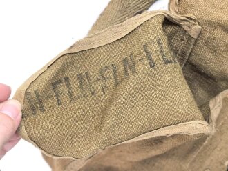 Frankreich 2. Weltkrieg, Gasmaskentasche/Musette für ANP31 , datiert 1938?, gebraucht