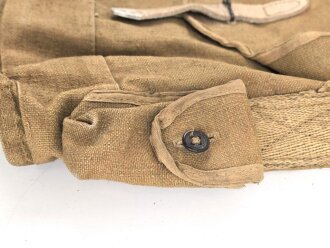 Frankreich 2. Weltkrieg, Gasmaskentasche/Musette für ANP31 , datiert 1938?, gebraucht
