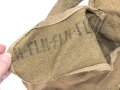 Frankreich 2. Weltkrieg, Gasmaskentasche/Musette für ANP31 , datiert 1938?, gebraucht