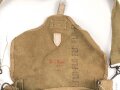 Frankreich 2. Weltkrieg, Gasmaskentasche/Musette für ANP31 , datiert 1938?, gebraucht