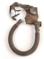Belgien , Gasmaske A.G.15 mit langem Schlauch, für den zivilen Luftschutz, Gummi weich