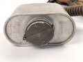 Belgien Armeegasmaske SACIC  BB 1934 mit Schlauch und Filter. Alles in gutem Zustand