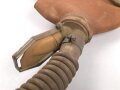 Belgien Armeegasmaske SACIC  BB 1934 mit Schlauch und Filter. Alles in gutem Zustand