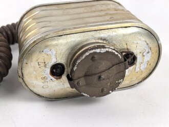 Belgien Armeegasmaske Pirelli / SACIC  aus den 1930iger Jahren.. Guter Zustand, mit Schlauch und Filter