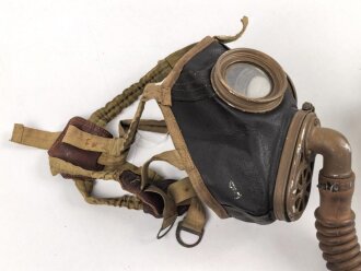 Belgien Armeegasmaske Pirelli / SACIC  aus den 1930iger...