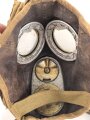 Belgien Armeegasmaske Pirelli / SACIC  aus den 1930iger Jahren.. Guter Zustand, mit Schlauch und Filter