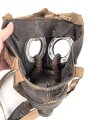 Belgien Armeegasmaske  mit Schlauch und Kastenfilter