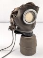Frankreich 2.Weltkrieg , Gasmaske mit Filter  für Armee und Zivilbevölkerung Modell VERNON - FATRA