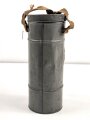 Frankreich 2.Weltkrieg , Gasmaske TC38 mit Filter in Bereitschaftsdose. Originallack