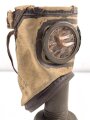 Frankreich 2.Weltkrieg , Gasmaske TC38 mit Filter in Bereitschaftsdose. Originallack