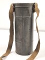 Frankreich 2.Weltkrieg , Gasmaske TC38 mit Filter in Bereitschaftsdose. Originallack