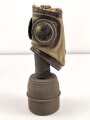Frankreich 2.Weltkrieg , Gasmaske TC38 mit Filter in Bereitschaftsdose. Originallack