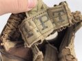 Frankreich 2.Weltkrieg , Gasmaske TC38 mit Filter in Bereitschaftsdose. Originallack