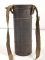 Frankreich 2.Weltkrieg , Gasmaske TC38 mit Filter in Bereitschaftsdose. Originallack