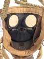 Frankreich 2.Weltkrieg , Gasmaske TC38 mit Filter