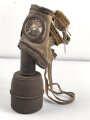 Frankreich 2.Weltkrieg , Gasmaske TC38 mit Filter, datiert 1939