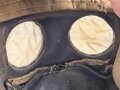 Frankreich 2.Weltkrieg , Gasmaske TC38 mit Filter, datiert 1939