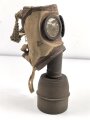 Frankreich 2.Weltkrieg , Gasmaske TC38 mit Filter, datiert 1939/40