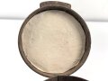 Frankreich 1.Weltkrieg , Bereitschaftsbüchse zur Gasmaske A.R.S. (Appareil Respiratoire Spécial) Originallack