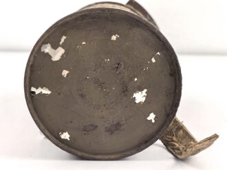 Frankreich 1.Weltkrieg , Bereitschaftsbüchse zur Gasmaske A.R.S. (Appareil Respiratoire Spécial) Originallack