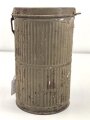 Frankreich 1.Weltkrieg , Bereitschaftsbüchse zur Gasmaske A.R.S. (Appareil Respiratoire Spécial) Originallack