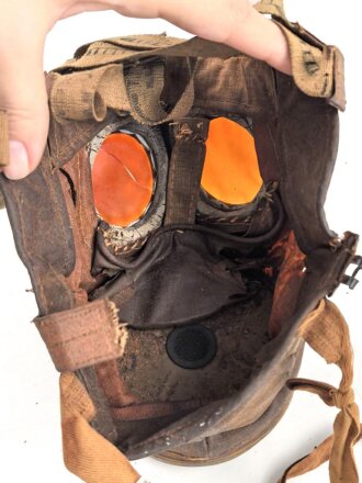 Frankreich 1.Weltkrieg ,  Gasmaske A.R.S. (Appareil Respiratoire Spécial)