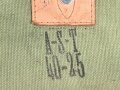 Frankreich 2. Weltkrieg, Gasmaskentasche/Musette für ANP31 , datiert 1940, gebraucht
