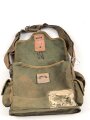 Frankreich 2. Weltkrieg, Gasmaskentasche/Musette für ANP31 , datiert 1940, gebraucht