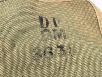 Frankreich 2. Weltkrieg, Gasmaskentasche/Musette für ANP31 , gebraucht