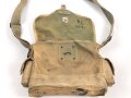 Frankreich 2. Weltkrieg, Gasmaskentasche/Musette für ANP31 , gebraucht