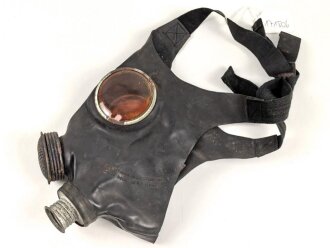 Belgien ,  Luftschutzgasmaske Englebert  E.V. 639, Gummi...
