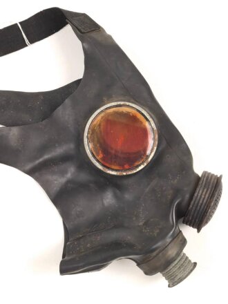Belgien ,  Luftschutzgasmaske Englebert  E.V. 639, Gummi weich