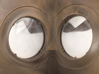 Belgien Gasmaske L-702 mit Filter , Gummi weich