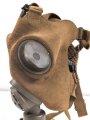 Tschechoslowakei 2.Weltkrieg, Gasmaske VZ33 mit Filter