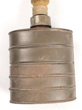 Tschechoslowakei 2.Weltkrieg, Gasmaske VZ35 mit langem Schlauch und grossem Filter