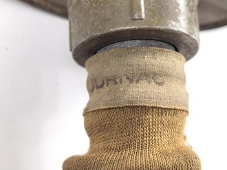 Tschechoslowakei 2.Weltkrieg, Gasmaske VZ35 mit langem Schlauch und grossem Filter