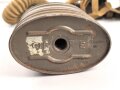 Tschechoslowakei 2.Weltkrieg, Gasmaske VZ35 mit langem Schlauch und grossem Filter
