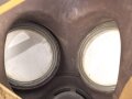 Tschechoslowakei 2.Weltkrieg, Gasmaske VZ35 mit langem Schlauch und grossem Filter